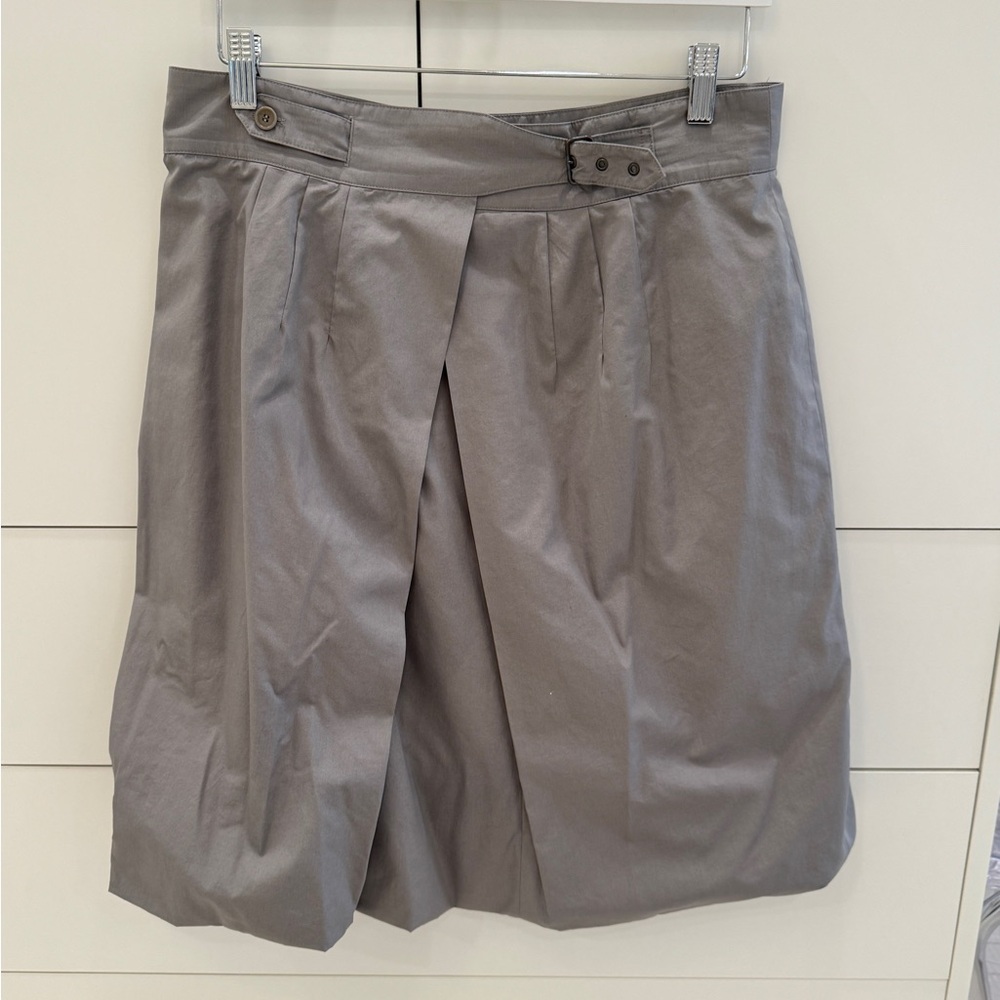 Akris Punto Grey Bubble Skirts (grey and black) - Size 10